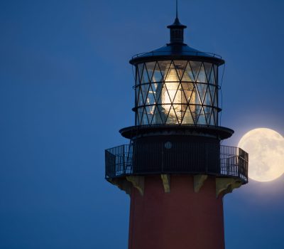 Jupiter Lighthouse Moonrise